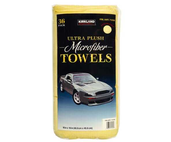 Kirkland Signature Ultra Plush Microfiber Towels 36 Pack, Yellow - Foto 13